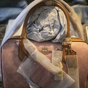Pink Coach Rowan Satchel Bundle
